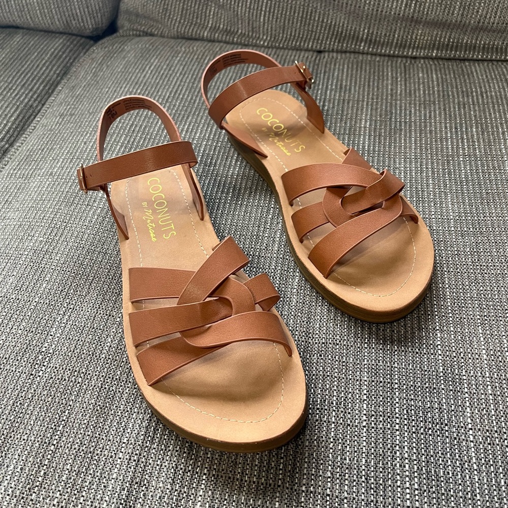 Coconuts by Matisse | Tan Sandals with Adjustable Strap